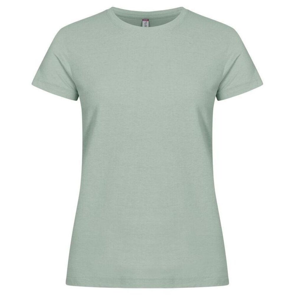 Clique Womens/Ladies Basic T-Shirt / Sage Green